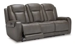 Card Player Smoke Power Reclining Living Room Set W/ Adjustable Headrests -Signature Design by Ashley 1180815 sofa 6