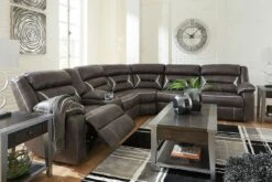 Kincord Midnight Modular Power Reclining Sectional Set -Signature Design by Ashley 13104 T646 pwr sec set 7