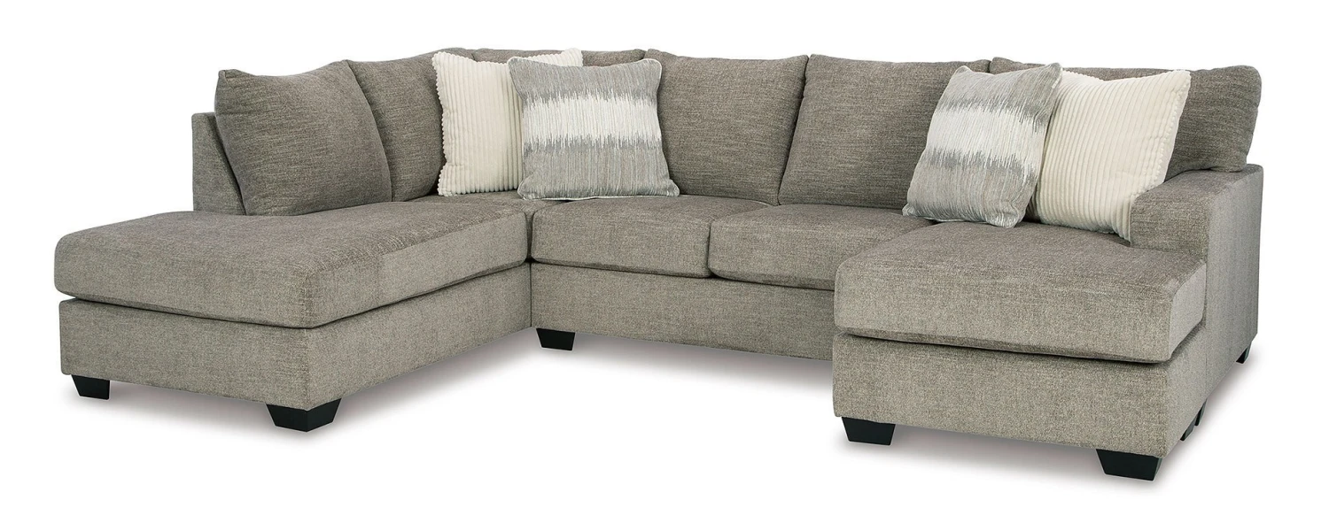 Creswell Stone Right Sofa Chaise Sectional 2 Creswell Stone Right Sofa Chaise Sectional - Image 2