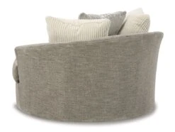 Creswell Stone Oversized Swivel Accent Chair 7 Creswell Stone Oversized Swivel Accent Chair -Signature Design by Ashley 1530521 chair 4