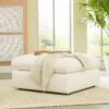 Next-Gen Gaucho Chalk Oversized Accent Ottoman