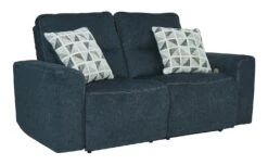 Paulestein Denim Power Reclining Loveseat -Signature Design by Ashley 1550474 loveseat 3