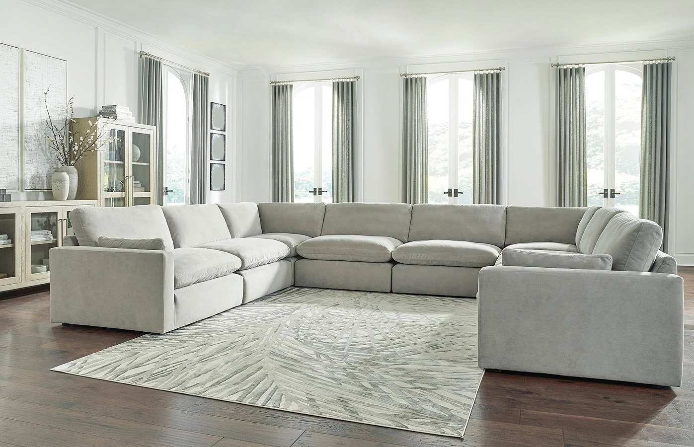 Sophie Gray Large Modular Sectional 1 Sophie Gray Large Modular Sectional
