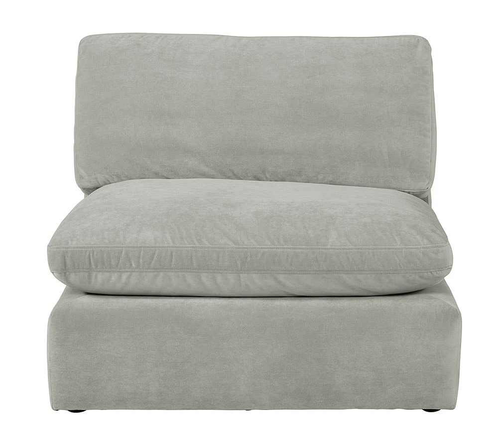 Sophie Gray Armless Chair 2 Sophie Gray Armless Chair - Image 2