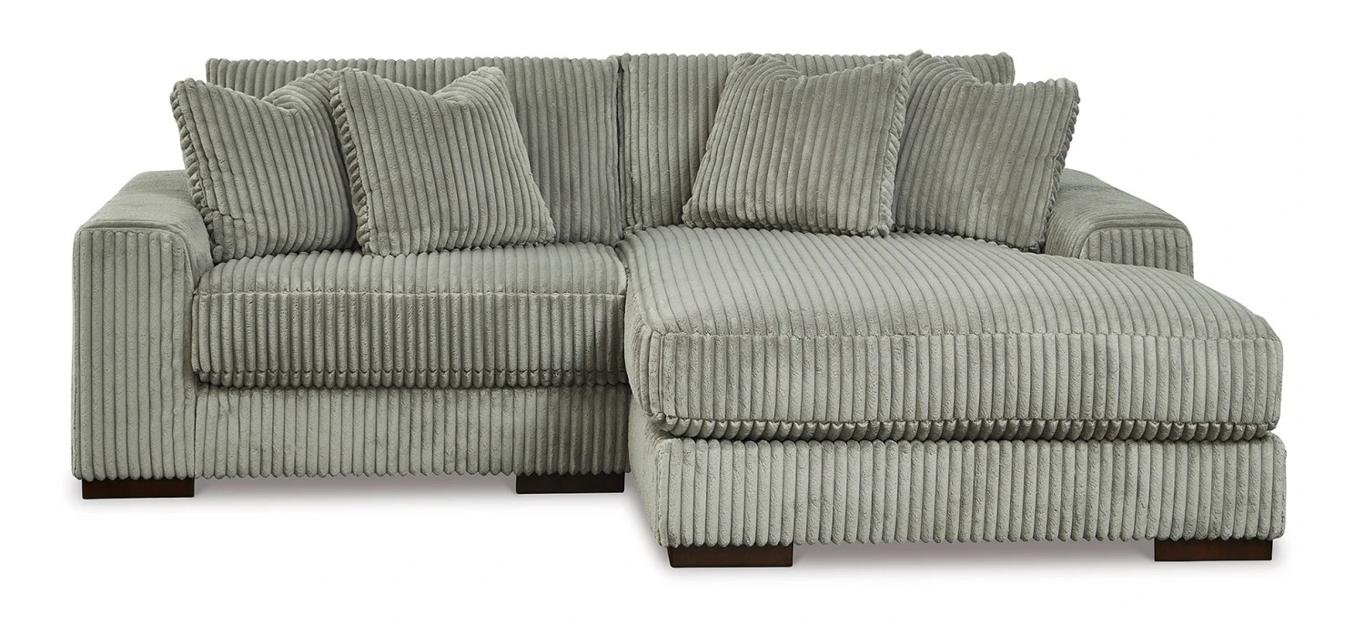 Lindyn Fog 2-Piece Right Chaise Sectional 2 Lindyn Fog 2-Piece Right Chaise Sectional - Image 2