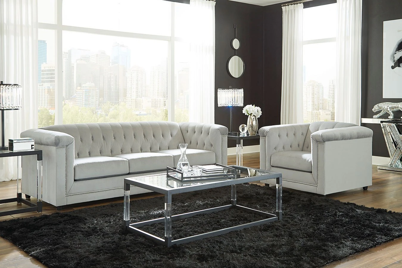 Josanna Gray Living Room Set 7 Josanna Gray Living Room Set - Image 7