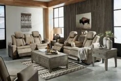 Next-Gen DuraPella Sand Power Reclining Living Room Set -Signature Design by Ashley 2200315 2200318 T904 set 3
