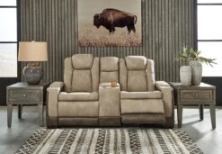 Next-Gen DuraPella Sand Power Reclining Living Room Set -Signature Design by Ashley 2200318 loveseat 1