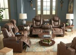 Owners Box Thyme Power Reclining Living Room Set W/ Adjustable Headrests 30 Owners Box Thyme Power Reclining Living Room Set W/ Adjustable Headrests -Signature Design by Ashley 2450515 2450518 T395 set 4