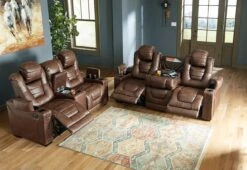 Owners Box Thyme Power Reclining Living Room Set W/ Adjustable Headrests 34 Owners Box Thyme Power Reclining Living Room Set W/ Adjustable Headrests -Signature Design by Ashley 2450515 2450518 T395 set 5