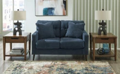 Bixler Navy Living Room Set -Signature Design by Ashley 2610635 loveseat 1