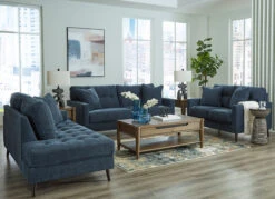 Bixler Navy Living Room Set -Signature Design by Ashley 2610638 2610635 T769 set 3