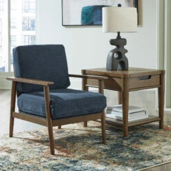 Bixler Navy Living Room Set -Signature Design by Ashley 2610660 chair 1