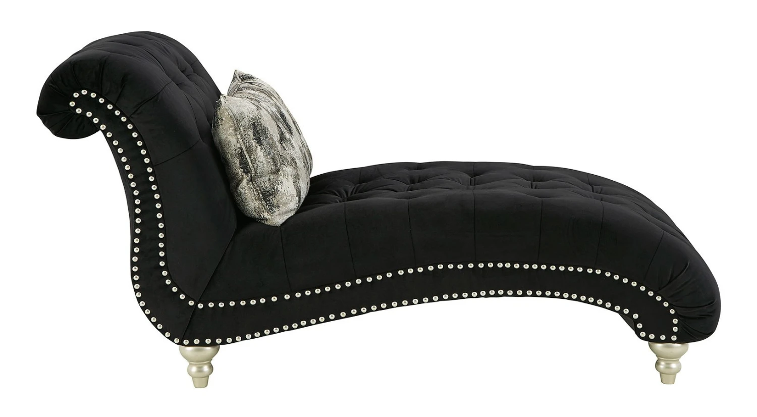 Harriotte Black Chaise 5 Harriotte Black Chaise - Image 5