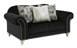 Harriotte Black Loveseat 6 Harriotte Black Loveseat -Signature Design by Ashley 2620535 loveseat 3