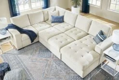 Millcoe Linen Sectional Set -Signature Design by Ashley 2660548 2660571 2660517 sectional 4