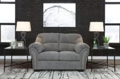 Allmaxx Pewter Loveseat