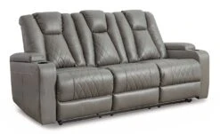 Mancin Gray Reclining Sofa W/ Drop Down Table -Signature Design by Ashley 2970289 sofa 4