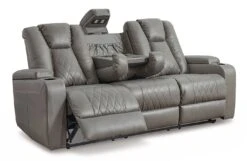 Mancin Gray Reclining Sofa W/ Drop Down Table -Signature Design by Ashley 2970289 sofa 5