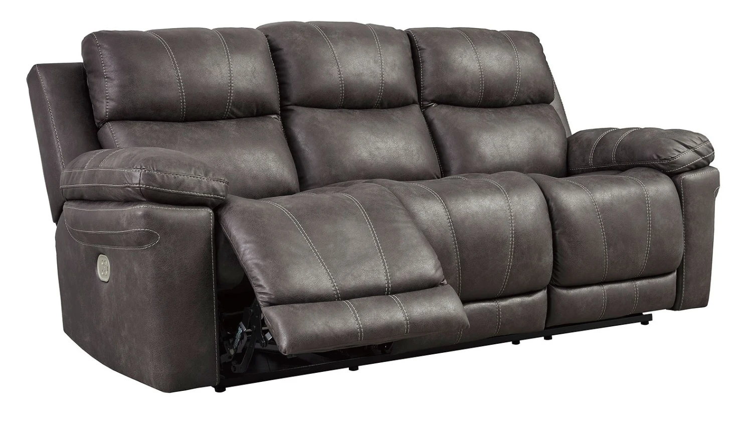 Erlangen Midnight Power Reclining Sofa W/ Adjustable Headrests 2 Erlangen Midnight Power Reclining Sofa W/ Adjustable Headrests - Image 2