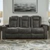 Soundcheck Storm Power Reclining Sofa W/ Adjustable Headrests