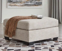 Mahoney Pebble Oversized Accent Ottoman