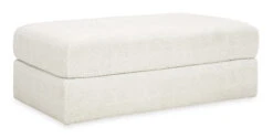 Karinne Linen Oversized Accent Ottoman -Signature Design by Ashley 3140308 ottoman 3