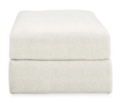 Karinne Linen Oversized Accent Ottoman -Signature Design by Ashley 3140308 ottoman 4