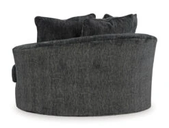 Biddeford Ebony Oversized Swivel Accent Chair 9 Biddeford Ebony Oversized Swivel Accent Chair -Signature Design by Ashley 3550421 chair 5