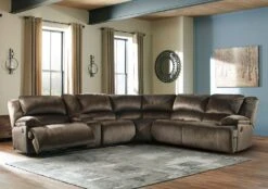 Clonmel Chocolate Modular Reclining Sectional Set -Signature Design by Ashley 36504 40 57 19 77 46 41 sectional 10