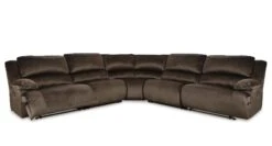 Clonmel Chocolate Modular Reclining Sectional Set -Signature Design by Ashley 36504 58 19 77 46 62 sw sm sectional 12