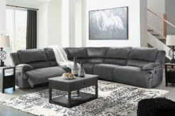 Clonmel Charcoal Modular Reclining Sectional Set -Signature Design by Ashley 36505 40 19 77 46 41 t341 sec set 10