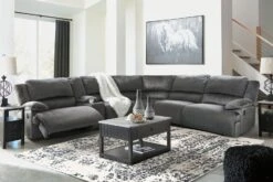 Clonmel Charcoal Modular Reclining Sectional Set -Signature Design by Ashley 36505 40 57 19 77 46 41 t341 sec set 11