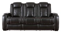 Party Time Midnight Power Reclining Sofa W/ Adjustable Headrests -Signature Design by Ashley 3700315 sofa 4