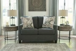 Bayonne Charcoal Loveseat
