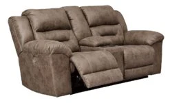 Stoneland Fossil Power Reclining Loveseat W/ Console 5 Stoneland Fossil Power Reclining Loveseat W/ Console -Signature Design by Ashley 3990596 loveseat 3