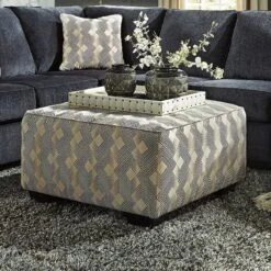 Eltmann Slate Modular Sectional Set -Signature Design by Ashley 4130308 ottoman 1
