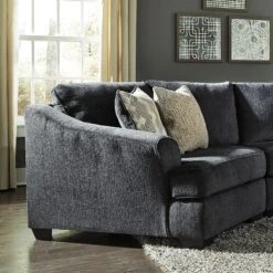 Eltmann Slate Modular Sectional Set -Signature Design by Ashley 4130376 left cuddler 1