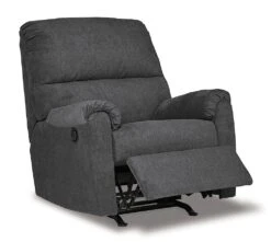 Miravel Gunmetal Rocker Recliner 9 Miravel Gunmetal Rocker Recliner -Signature Design by Ashley 4620425 recliner 4