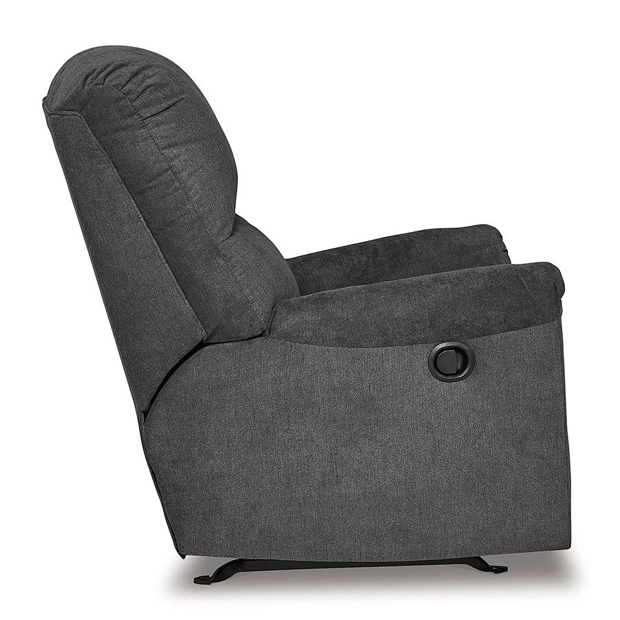 Miravel Gunmetal Rocker Recliner 5 Miravel Gunmetal Rocker Recliner - Image 5