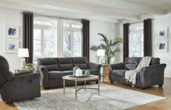 Miravel Gunmetal Living Room Set -Signature Design by Ashley 4620438 4620435 T144 T278 set 3