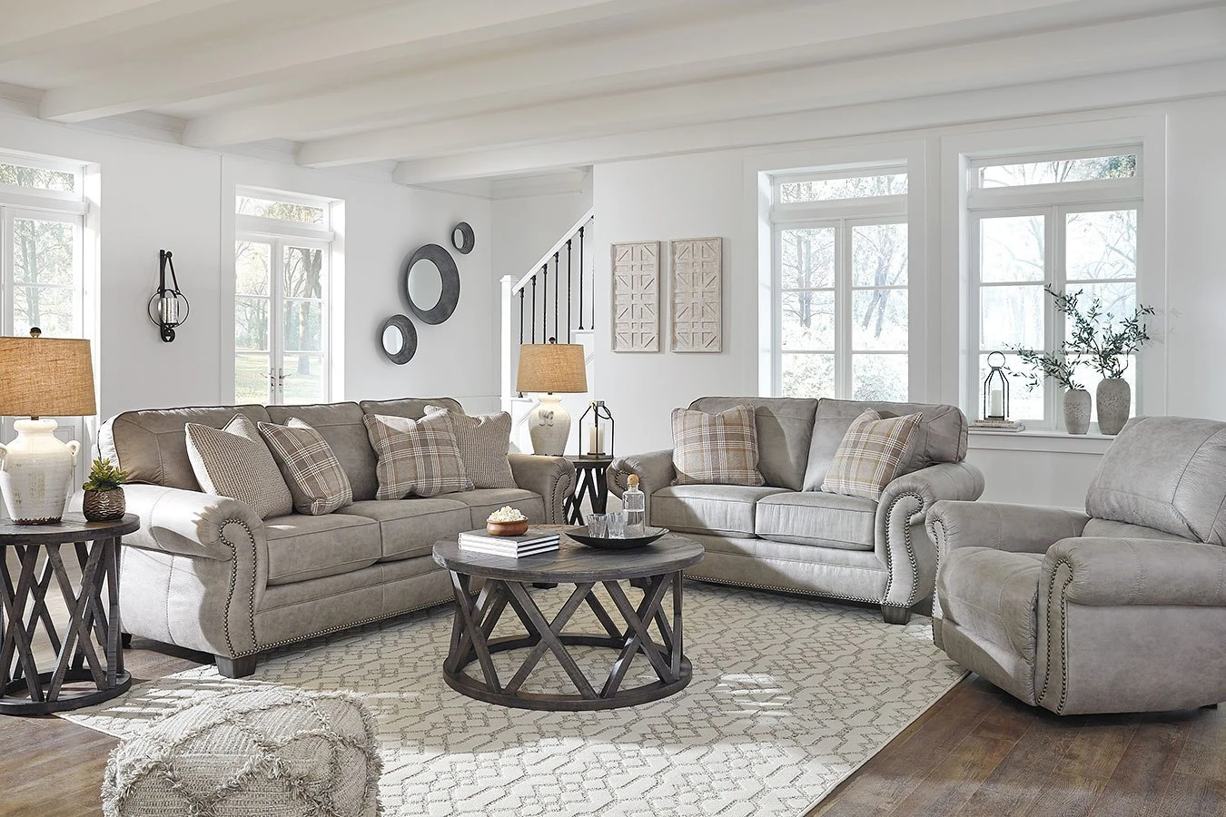 Olsberg Steel Living Room Set 6 Olsberg Steel Living Room Set - Image 6