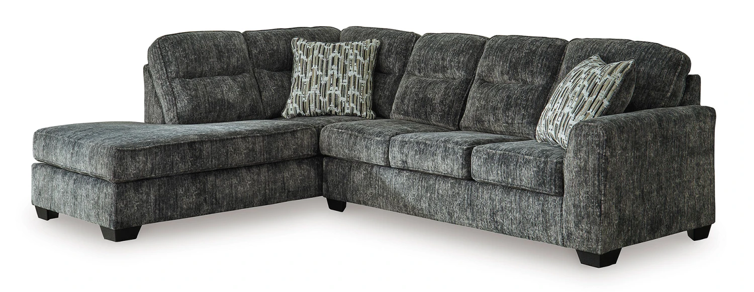 Lonoke Gunmetal Left Chaise Sectional 2 Lonoke Gunmetal Left Chaise Sectional - Image 2