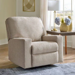 Deltona Parchment Rocker Recliner