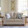 Deltona Parchment Loveseat