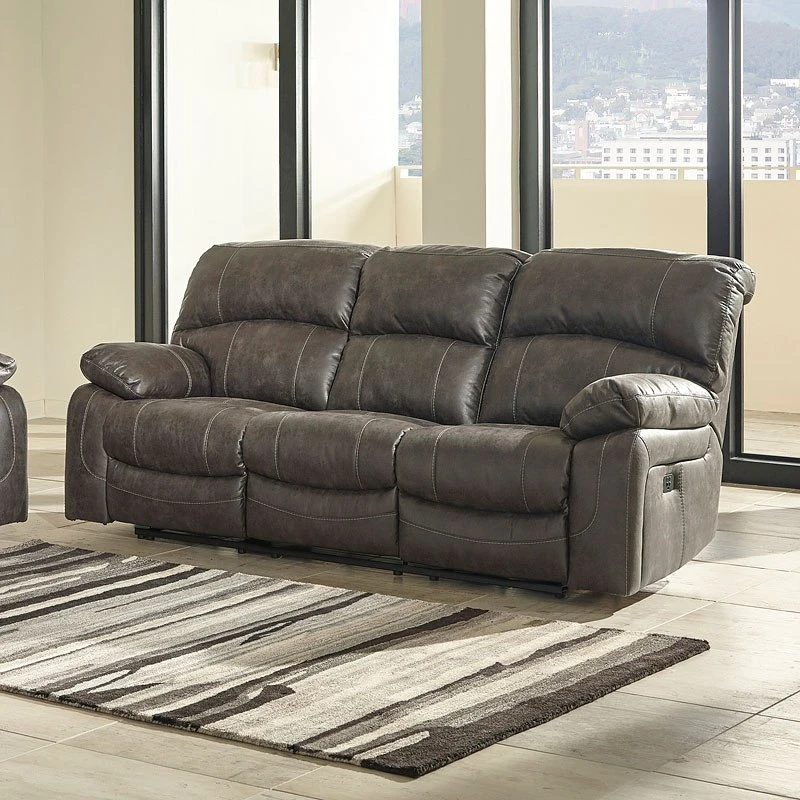 Dunwell Steel Power Reclining Sofa W/ Adjustable Headrest 1 Dunwell Steel Power Reclining Sofa W/ Adjustable Headrest