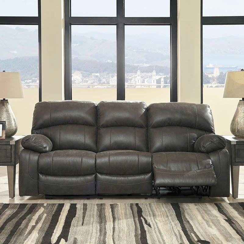 Dunwell Steel Power Reclining Sofa W/ Adjustable Headrest 3 Dunwell Steel Power Reclining Sofa W/ Adjustable Headrest - Image 3
