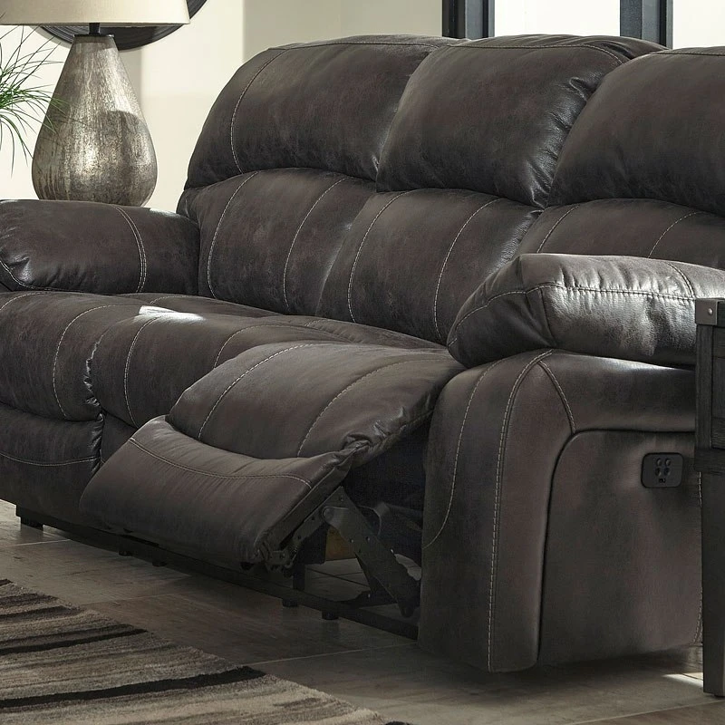Dunwell Steel Power Reclining Sofa W/ Adjustable Headrest 5 Dunwell Steel Power Reclining Sofa W/ Adjustable Headrest - Image 5