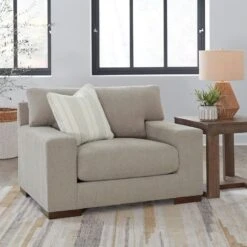 Maggie Flax Chair And A Half