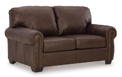 Colleton Dark Brown Loveseat -Signature Design by Ashley 5210735 loveseat 3